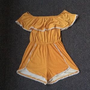 Yellow romper